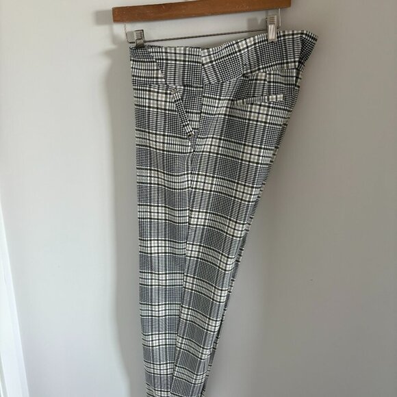 SOHO Apparel Ltd Pants Plaid Tapered to Ankle Pull Up Women’s Size XL Like NEW - Picture 7 of 7